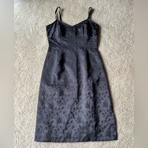 Kookai Black Jacquard Floral Dress – NWT